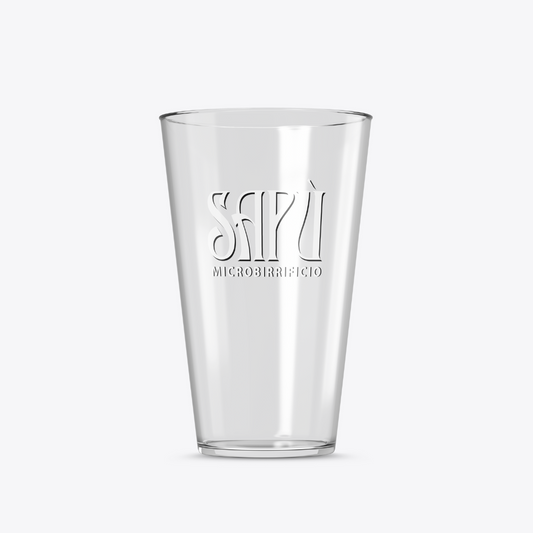 6 Bicchieri 40CL - Grafica Bianca