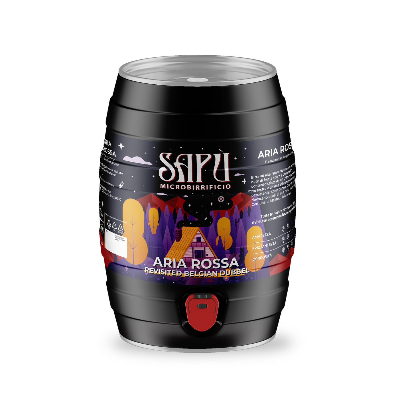 Aria Rossa - Fusto 5L con rubinetto